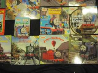 THOMAS THE TANK TRAIN BABY DAYCARE PRESCHOOL CHILDRENS TOY BOOK LOT 