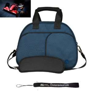  Blue Carrying Case Shoulder Bag will easily hold your Sony 