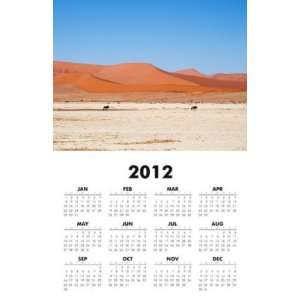  Namibia   Dune 2012 One Page Wall Calendar 11x17 inch on 