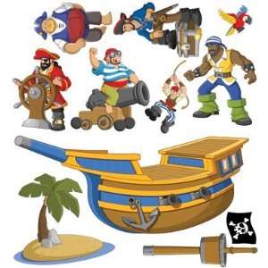  Biggies Giant Pirates Wall Decals Baby