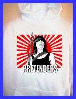 THE PRETENDERS CHRISSIE HOODIE 80S NEW t shirt LARGE  