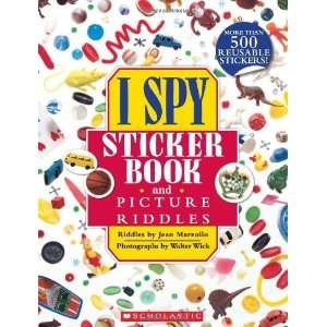  I Spy Sticker Book and Picture Riddles [Paperback] Jean 