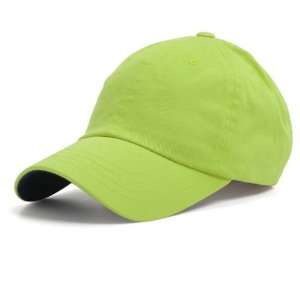  CLASSIC DELUXE BIO WASHED POLO LIME HAT CAP HATS 