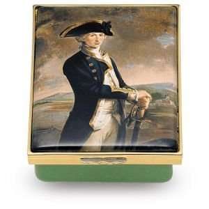 Captain Horatio Nelson Portrait Enamel Box