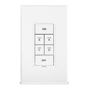   Control Keypad with On/Off Switch (Dual Band), White