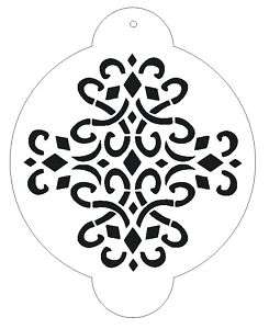 For the Designer Stencil for Decorating Cake #S125  