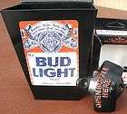 Bud Light Beer Card / Cap Catcher & Bottle Opener Pub Budweiser Sports 