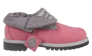 Timberland Girls Youth Boots Roll Top Pink Suede 22759  