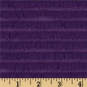  50 Wide Bisou Stretch Mini Ruffle Knit Dark Lavender 