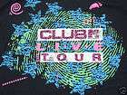 vintage t shirt MTV CLUB LIVE TOUR 80s POP NEON XL  