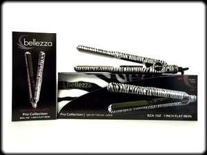 Bellezza Titanium Pro Collection Straightening Iron  Silver Zebra 