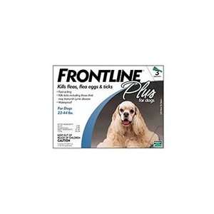  FRONTLINE PLUS FLEA & TICK TREATMENT BLUE 3mo.   DOGS 23 