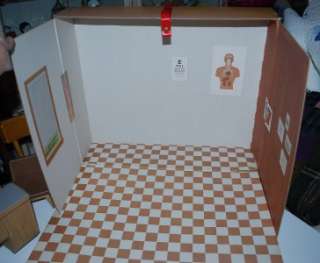 Vintage Littlechap Cardboard Doll House Remco Dr Office  
