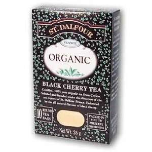  St Dalfour Organic Tea, Black Cherry Tea (25 ct) Health 