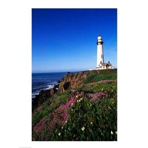  Lighthouse on the coast, Pigeon Point Lighthouse, Pigeon 