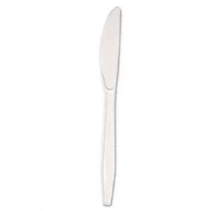   Full Length Polystyrene Cutlery, Knife, Black, 1,000/Carton Office