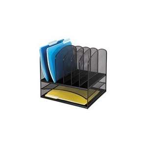  Safco Onyx Desk Organizer with Letter Size Trays Office 