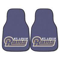 FANMATS/2 pcs. universal fit St. Louis Rams carpet front mat