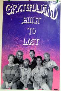 Grateful Dead, Built to Last 1989 orig. promo poster  
