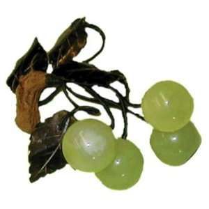  Chinese jade grapes   hand carved