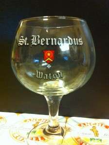 St.Bernardus Abt 12 Watou Belgium Goblet Chalice Beer Glass *NEW* Free 