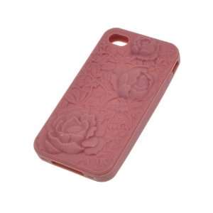  Rose Pattern Silicone Gel Skin Cover Case for Apple Iphone 