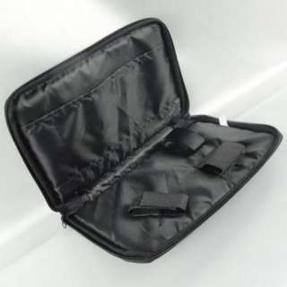 Heavy Duty Nylon Black Handgun Pistol Bag/Case Protect Gun Safety 