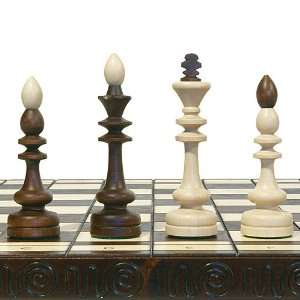  Indian European Wooden International Chess Set Toys & Games