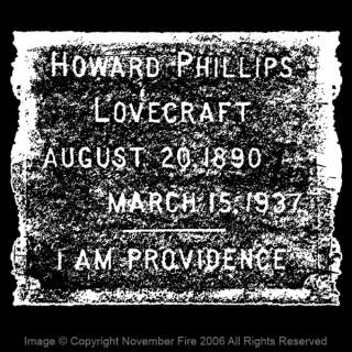 Lovecraft Epitaph Shirt Howard Phillips Lovecraft  