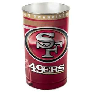  San Francisco 49ers NFL Tapered Wastebasket (15 Height 