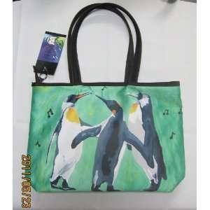  Penguins Large Handbag Tote Bag 