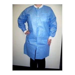  ExtraSafe 3 Layer Disposable Lab Coats   Medical Blue, 45 