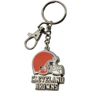  Cleveland Browns Silvertone Zamac Keychain Sports 