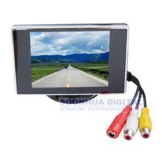 TFT LCD Screen Car Reverse Camera DVD VCR Monitor Silver  
