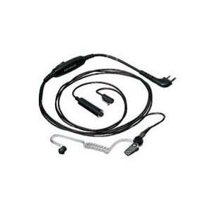  Kenwood KHS 9BL Three Wire Lapel Microphone With Earphone 
