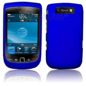  Blue Hard Plastic Rubberized Case Cover for Blackberry 