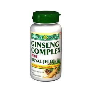  NATURES BOUNTY GINSENG W/ROYAL JELLY 75CP by NATURES BOUNTY 