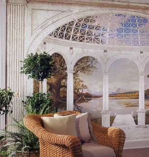 Wallpaper Mural White Arches Full Size Mural CWRA0213M  