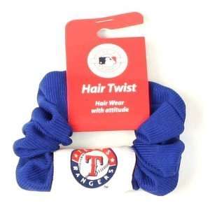  Texas Rangers Blue Hair Scrunchie   Hair Twist   Ponytail 