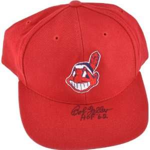  Bob Feller Cleveland Indians Autographed Baseball Cap 
