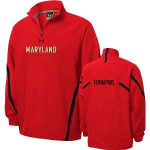  Maryland Terrapins Red Under Armour Performance Football 