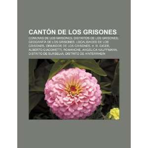   Grisones (Spanish Edition) (9781231364314) Source Wikipedia Books