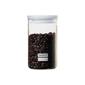  Bodum 34oz Yohki Glass Storage Jar with Milk White Lid 