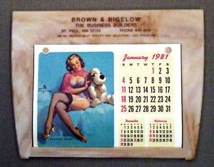 Vintage 1981 Gil Elvgren Brown & Bigelow Calendar MINT  