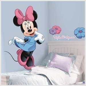   MINNIE MOUSE wall stickers MURAL decal Clubhouse 40 big room decor
