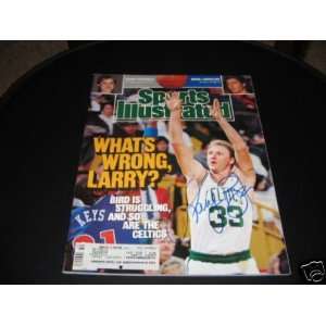   Sports Illustrated   Autographed NBA Magazines