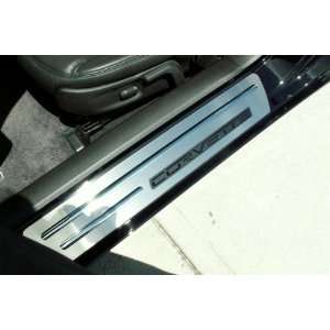    ACC Brushed Stainless Outer Ribbed Door Sills Stock Automotive