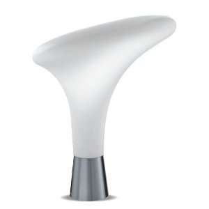  Zaneen Lighting D8 4090 Bollard Table Lamp, Metallic Gray 