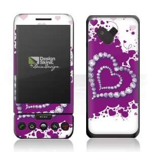  Design Skins for Telekom G 1   Diamond Heart Design Folie 