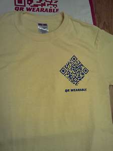 Customized QR (Quick Response Code) T Shirts Tee shirts , Men Women 